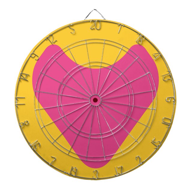 CIBLE DE FLÉCHETTES LOVE HEART COMBINATION COLORS BY MASANSER (Devant)