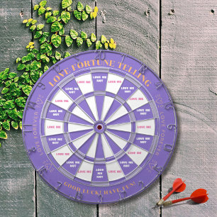 Cible De Fléchettes "Love Me, Love Me Not" Fortune Telling Dartboard