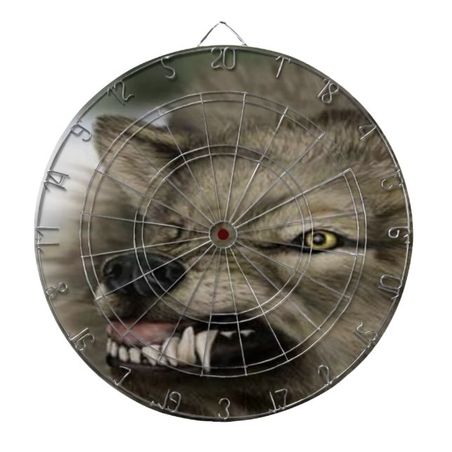 Cible De Fléchettes Mad Wolf (Devant)