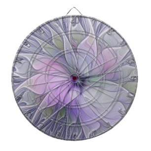 Cible De Fléchettes Magnifique beauté moderne abstraite fleur d'art fr