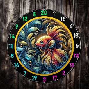Cible De Fléchettes Majestic Betta Poisson Plate-forme