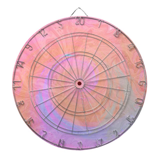Cible De Fléchettes Marbre rose moderne tendance (Devant)