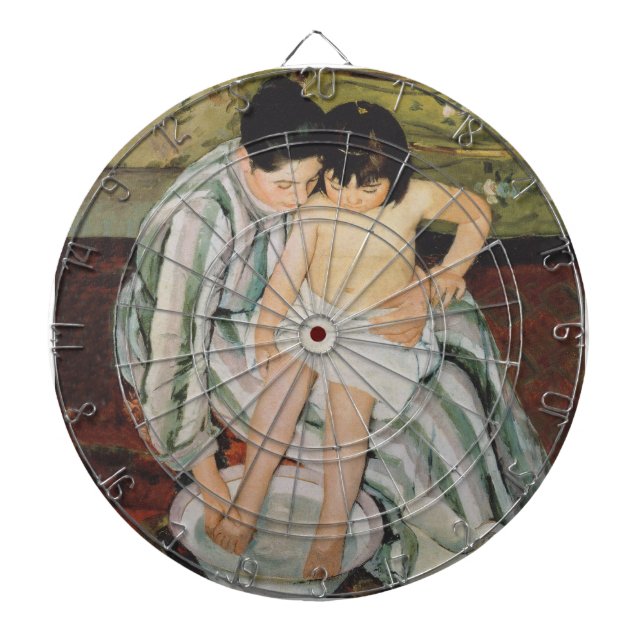 Cible De Fléchettes Mary Cassatt Peinture sur le bain de l'enfant (Devant)