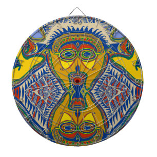 Cible De Fléchettes Masque tribal chamanique