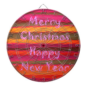 Cible De Fléchettes Merry Christmas Happy