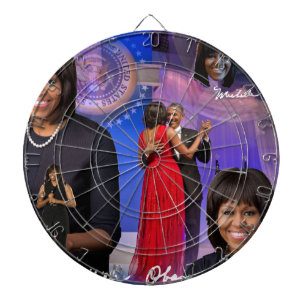 Cible De Fléchettes Michelle Obama