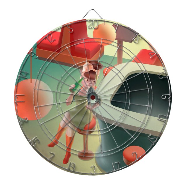 Cible De Fléchettes Miss Meow - Late Night Bar Series (Devant)