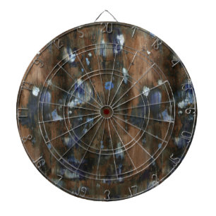 Cible De Fléchettes mobilier en bois texture ancienne