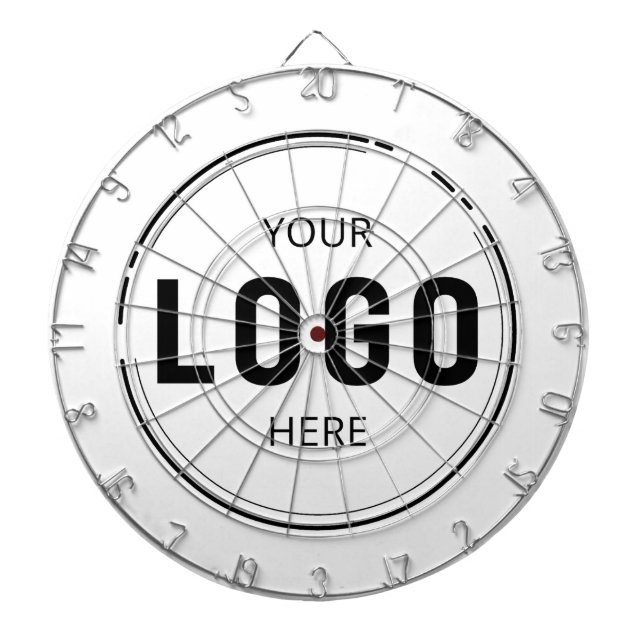 Cible De Fléchettes Moderne Ajouter Votre Logo Entreprise Marquée (Devant)
