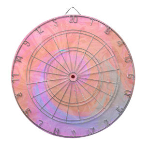 Cible De Fléchettes Moderne du marbre rose moderne