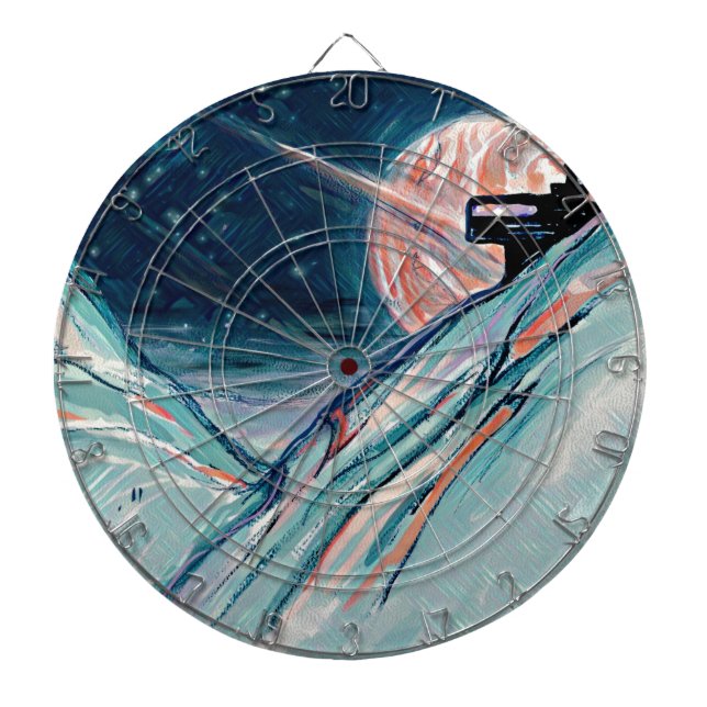 Cible De Fléchettes Mon futur chez soi dans l'espace (Devant)