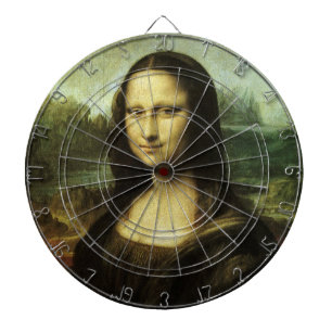Cible De Fléchettes Mona Lisa de Léonard de Vinci, Art Renaissance