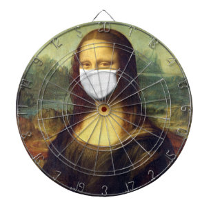Cible De Fléchettes Mona Lisa Via Corona Virus