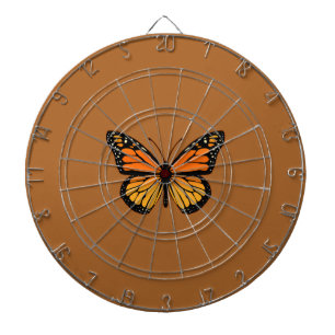 Cible De Fléchettes Monarch Butterfly sur Sienna