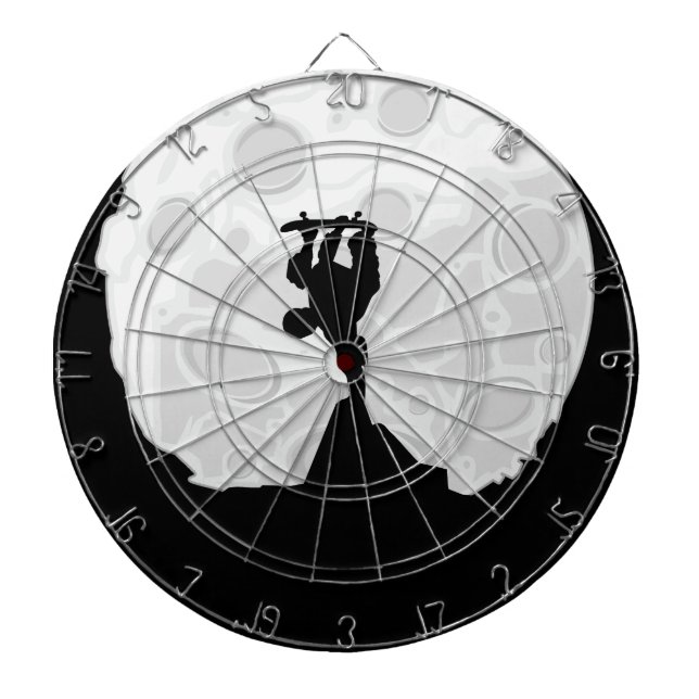 Cible De Fléchettes Moon (Devant)