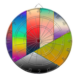 Cible De Fléchettes MOSAIC rayures triangles couleur II + vos idées