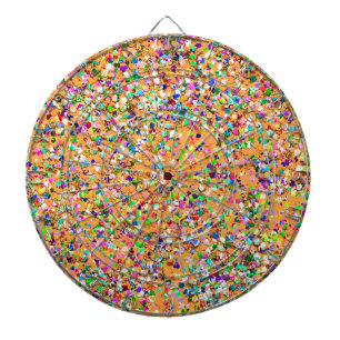 Cible De Fléchettes Mosaïque multicolore Parties scintillant moderne G