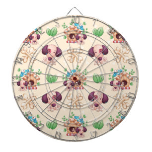 Cible De Fléchettes Motif de chien adorable 