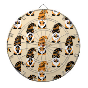 Cible De Fléchettes Motif De Gnomes, Halloween Gnomes Trick Ou Treat