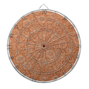 Cible De Fléchettes Motif de Mauve de William Morris : Floral Terracot