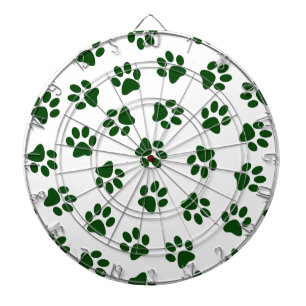 Cible De Fléchettes Motif De Pâtes, Patrouilles De Chiens, Paws Vertes