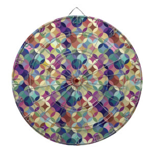 Cible De Fléchettes Motif géométrique coloré sans couture