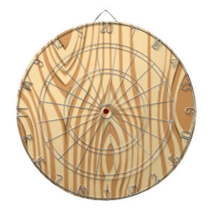 CIBLE DE FLÉCHETTES MOTIF GRAIN EN BOIS