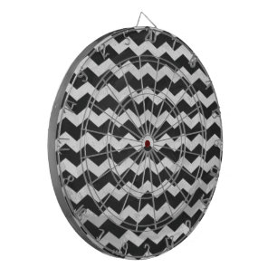 Cible De Fléchettes Motif Kohl Black Chevron