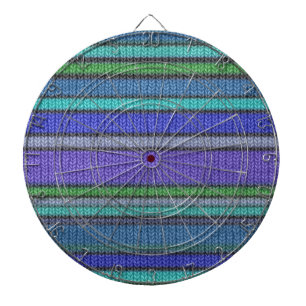 Cible De Fléchettes Motif sans couture de tricotage coloré 2 de