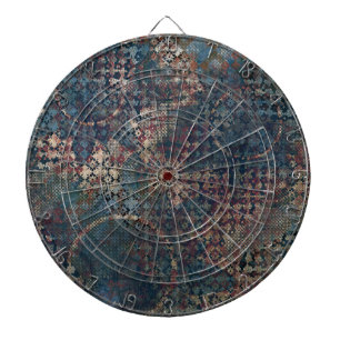 Cible De Fléchettes Motifs sales avec le patchwork malpropre des