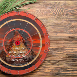 Cible De Fléchettes Motivationnel Dit Par Edmund Hillary Mnt. Everest