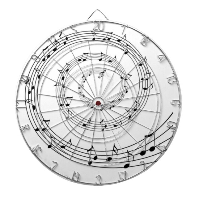 Cible De Fléchettes Musique (Devant)
