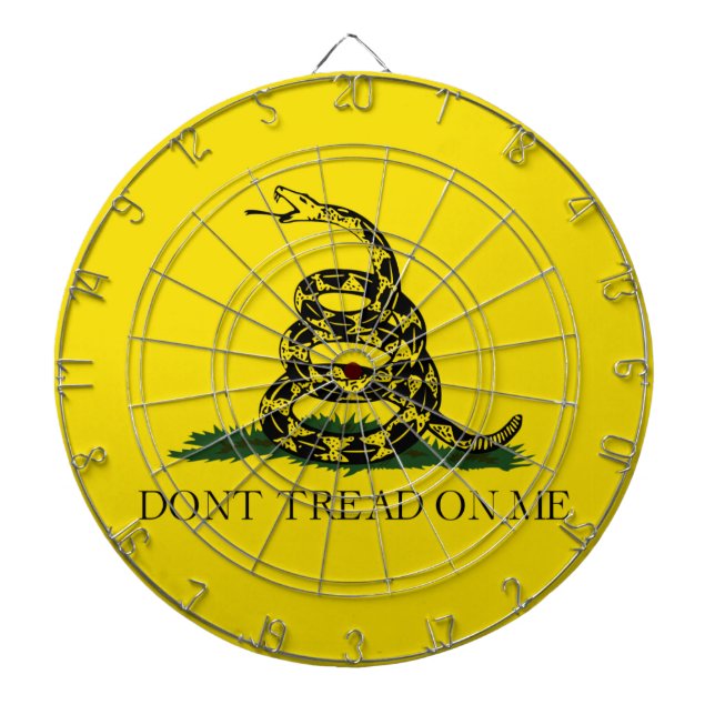 Cible De Fléchettes Ne pas foutre sur moi Gadsden drapeau américain (Devant)