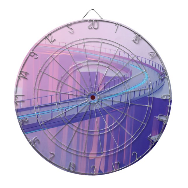 Cible De Fléchettes Neon Skybridge Dreamscape (Devant)
