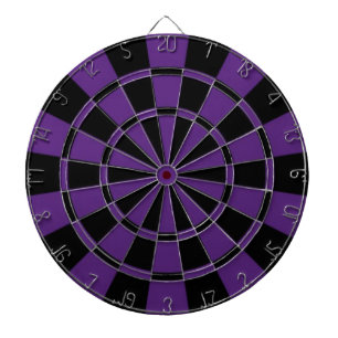 Cible De Fléchettes Noir, violet