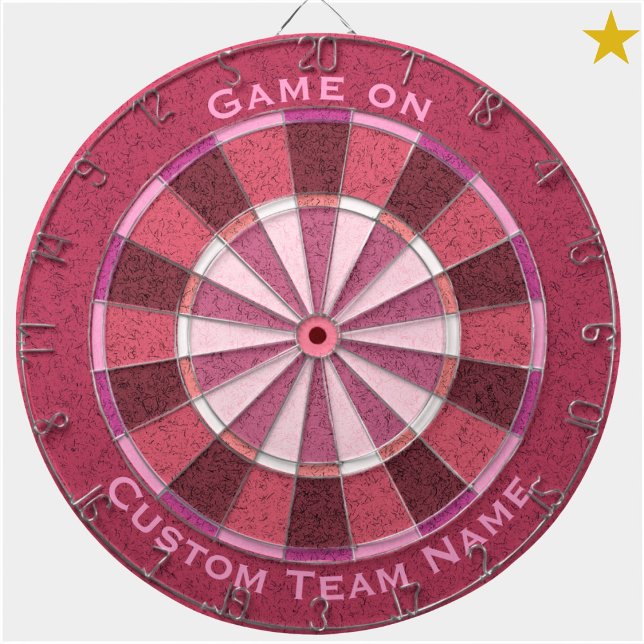 Cible De Fléchettes Nom de l'équipe de phrase personnalisée de la lava (Créateur téléchargé)