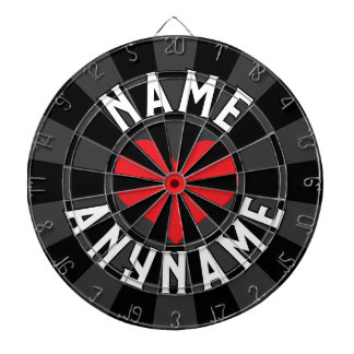 Cible De Fléchettes Nom personnalisé Aimer N'IMPORTE QUEL NOM Charbon