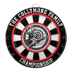 Cible De Fléchettes OEuvre d'art de Forest Deer Bullseye