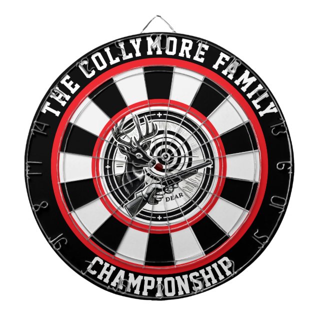 Cible De Fléchettes OEuvre d'art de Forest Deer Bullseye (Devant)