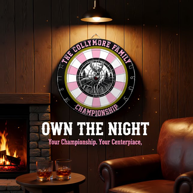 Cible De Fléchettes Oeuvre forestière ciblée de cerfs (Créateur téléchargé)