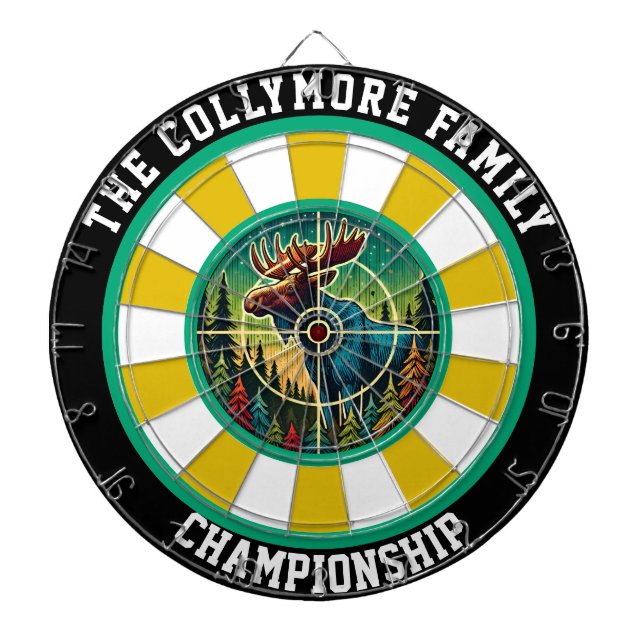 Cible De Fléchettes Oie ciblée en conception forestière (Devant)