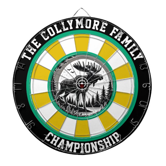 Cible De Fléchettes Oie dans la conception de l'objectif forestier (Devant)