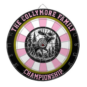 Cible De Fléchettes Oie majestueuse avec l'art ciblé