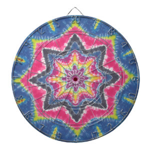 Cible De Fléchettes Old School Star Tie Dye
