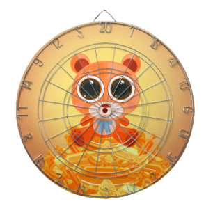 Cible De Fléchettes Ours en peluche - Candy Orange