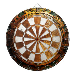 Cible De Fléchettes Panneau arrière en Steampunk rouillé