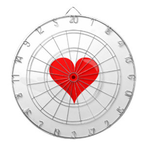 Cible De Fléchettes Panneau de dard de Saint-Valentin