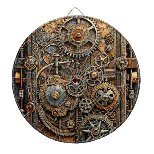 Cible De Fléchettes Panneau de fléchettes Art Steampunk