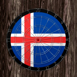 Cible De Fléchettes Panneau Drapeau Islande & fléchettes / jeu