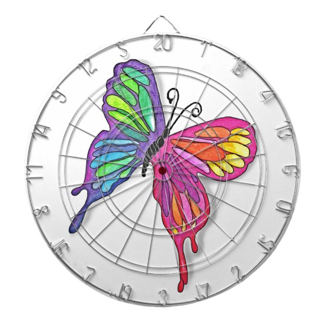 Cible De Fléchettes Papillon (Devant)